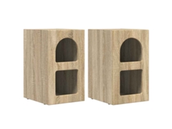Maison Exclusive - Mesita De Noche 2 Pcs Roble Sonoma 29,5 X 33,5 X 50 Cm