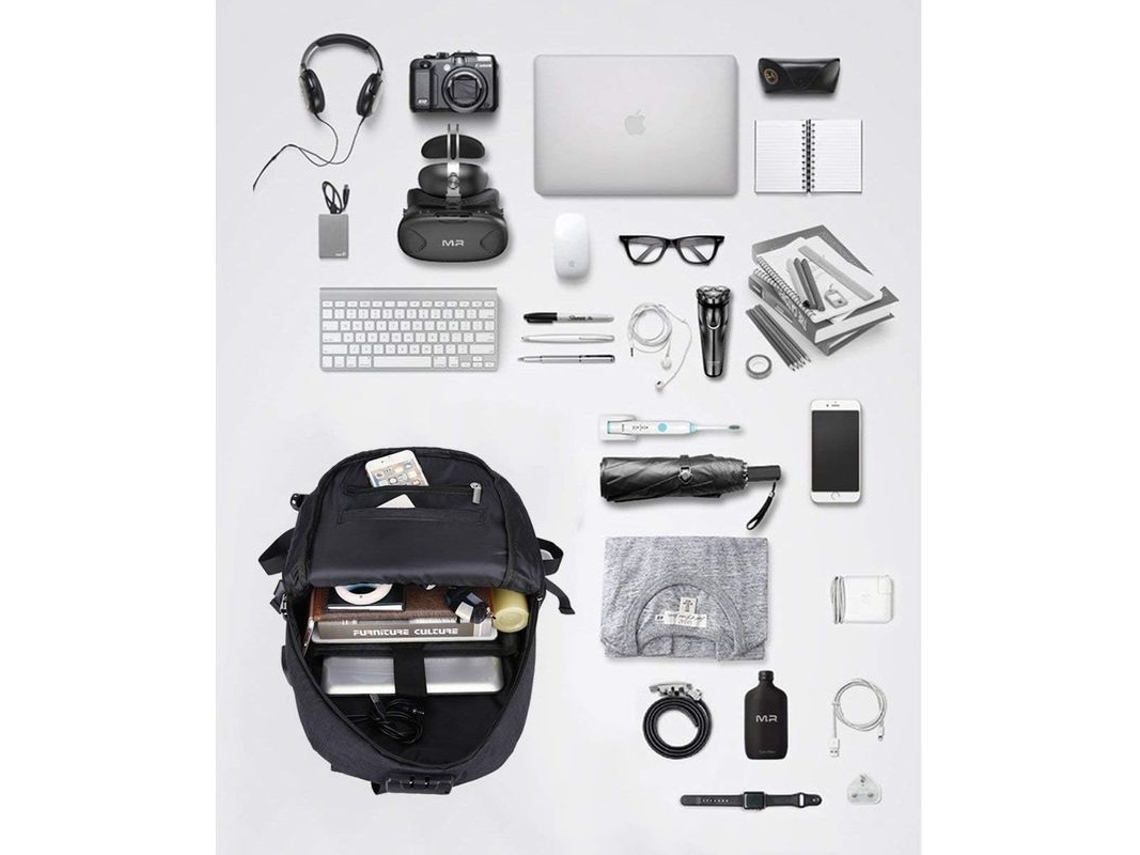 2026-mochila Antirrobo Impermeable Para Portátil 15.6 Pulgadas Con Usb Para Hombre Escolar Y Viajes