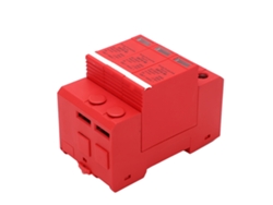 Disyuntor protector contra fallas para paneles solares DC1000V 60KA 3P naranja-rojo