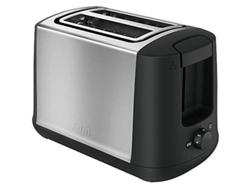 Tostadora Tefal TT340830 de 2 rebanadas, color negro, 850 W, función de descongelación
