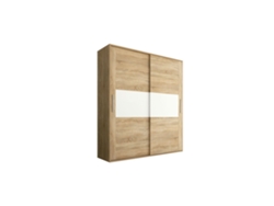 Armario 2 puertas correderas Uniq 180 Cambria - Blanco 180 x 207,6 x 55 cm