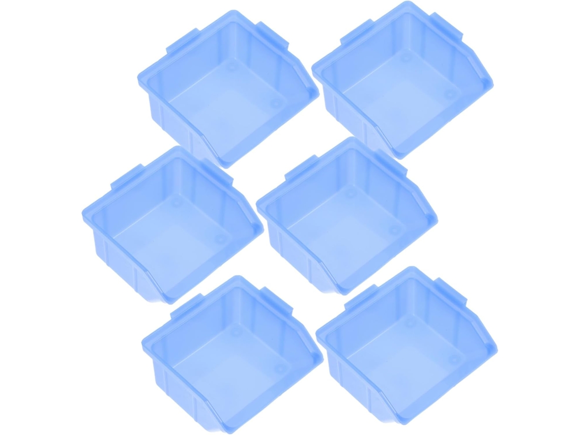 Juego de 6 cajas modulares de plástico PP Slowmoose