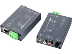 Extensor De Sonido Estéreo De 3,5 Mm A Macho, Cable Cat5e/cat6 Para Una Calidad Mejorada.