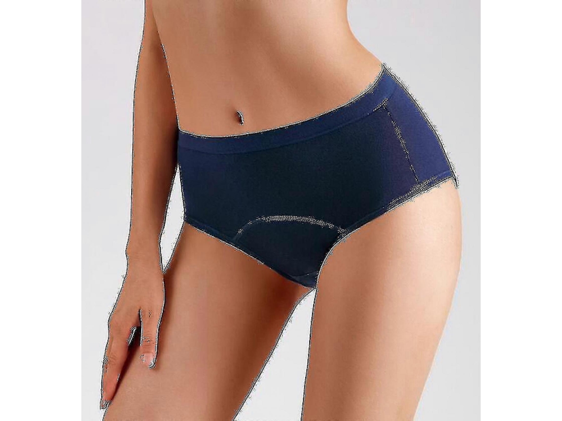 5 piezas de ropa interior de algodón antipérdidas para mujer