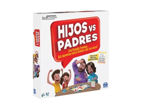 Juego de Mesa SPIN MASTER Hijos Contra Padres (Edad Mínma Recomendada: 6 años)