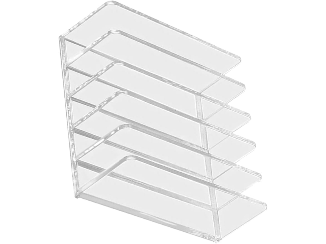 Besportble Organizador De Escritorio Delicado Y Organizador Acrílico Para 17.50 X 15.60 X 6.60 Cm Pulgadas ...