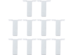 Juego de 10 soportes de aluminio para marcos de fotos metálicos resistentes - Organizador versátil para exhibir obras de arte sobre una mesa - GOKOCO