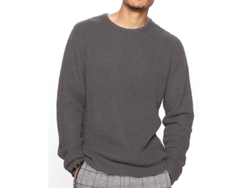 2026-jersey De Punto Waffle Para Hombre Manga Larga Cuello Tortuga Casual Pullover De Alta Calidad