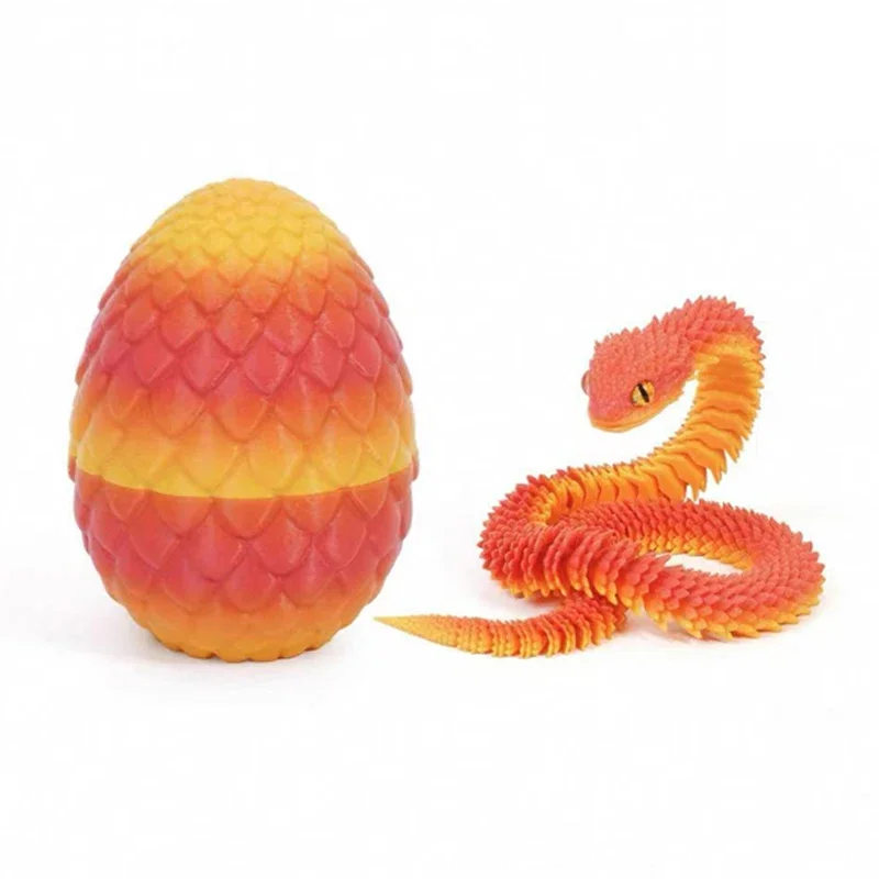 Modelo De Serpiente Impreso En 3d, Artesanía Decorativa