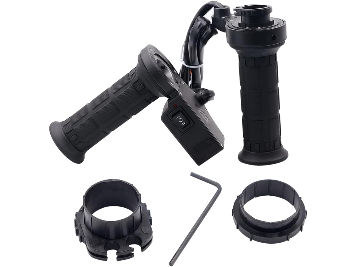 Cargador Usb De 2,1 A Para Adaptador De Puños Calefactables De Manillar De Motocicleta Con Voltímetro