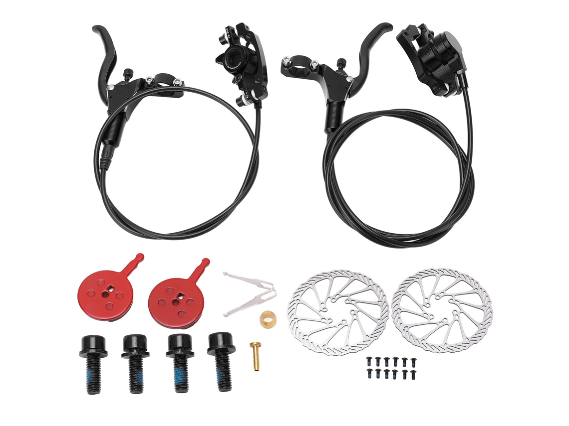 2026-kit De Frenos Hidráulicos Para Bicicleta De Montaña Resistente Al Desgaste Alto Sensibilidad Negro