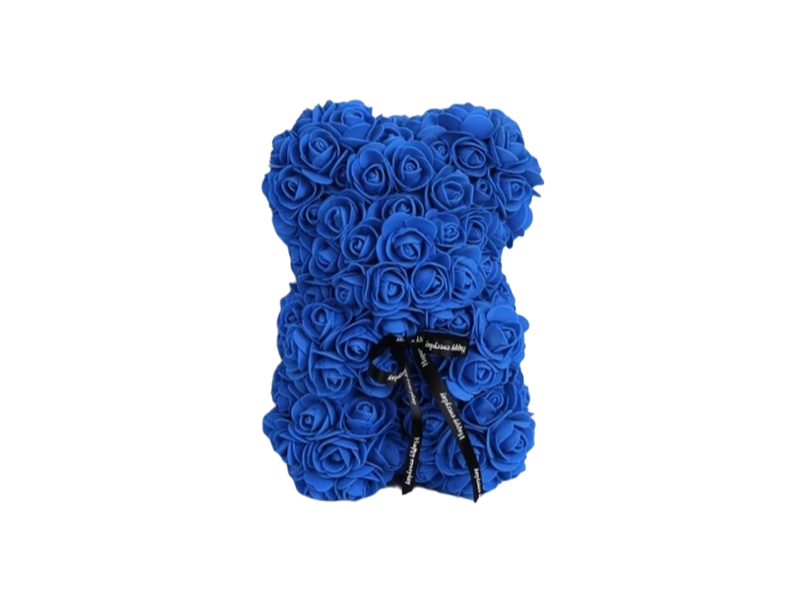 Flores artificiales de 25 cm, oso rosa, regalo de aniversario, novia, Navidad, San Valentín, cumpleaños, boda, fiesta, Truyuety