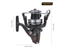 Carrete De Pesca Giratorio 13bb+1 Rodamientos Serie 3000-10000 Intercambiable Para Agua Dulce Y Marina