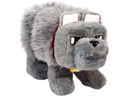 Peluche Dennis Wolf de Minecraft de 20 cm, juguete coleccionable Jkb90 Mattelp25