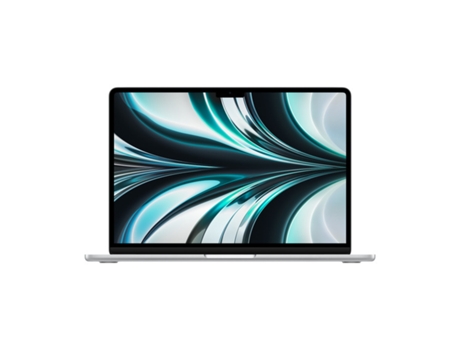 Macbook Air 13 2022 APPLE M2 3,5 Ghz 8 Gb 256 Gb Ssd APPLE Gpu 8 Plata Reacondicionado Grade a Como Novo