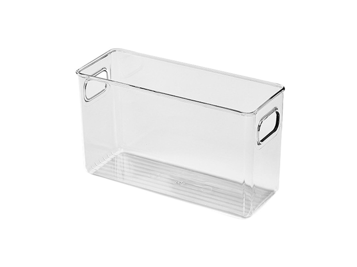 Contenedor De Almacenamiento De Pet Transparente Y Duradero Para Fundas De Teléfonos Móviles, Cosméticos, Escritorio, Dormitorio, Oficina