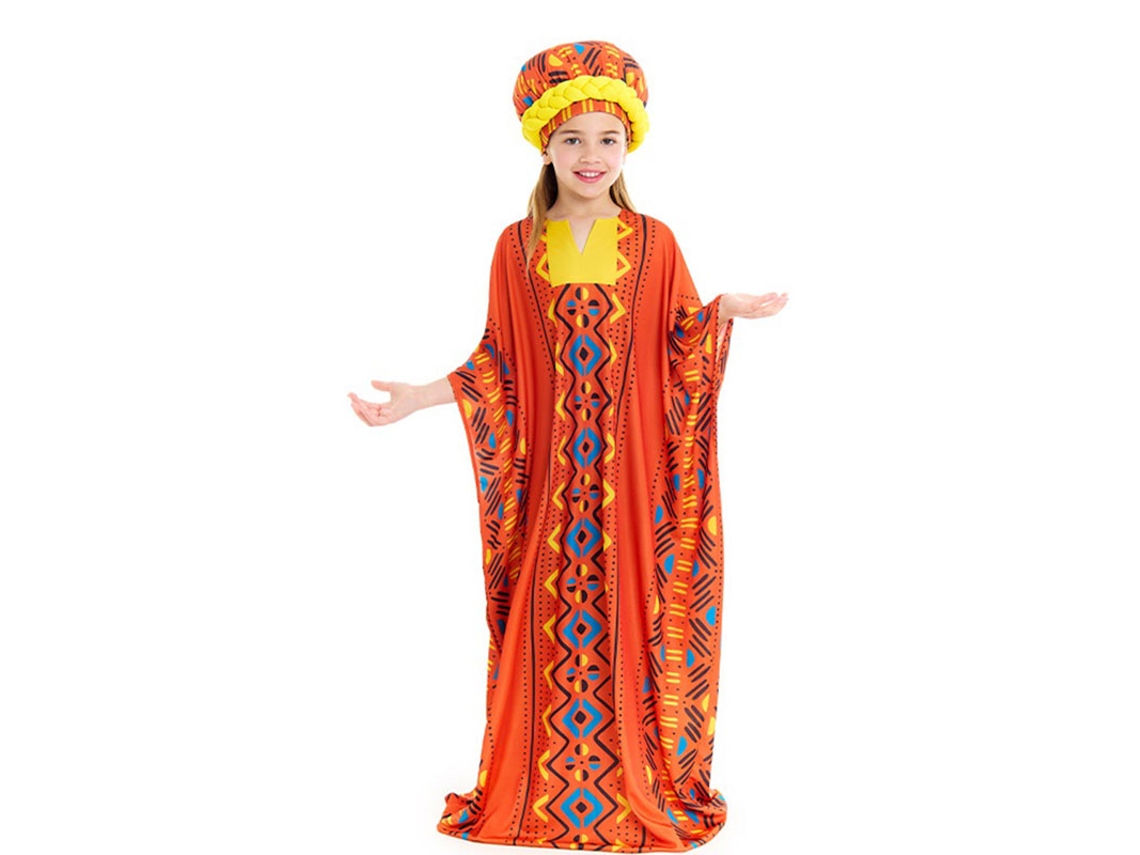 Disfraz de Africana Túnica para niña