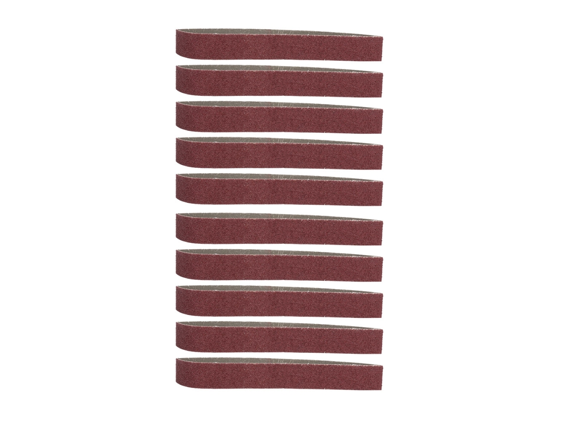 Cinta Abrasiva De Aluminio, 10 Unidades, 533*30, Grano 40, Para Pulir Y Lijar Metal Y Madera.