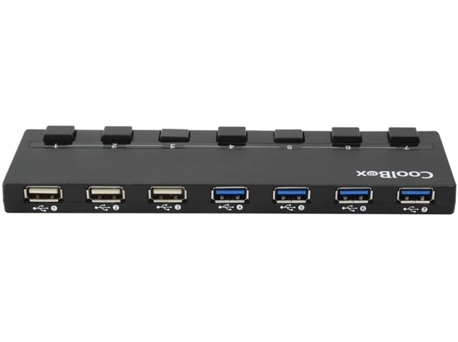 Hub de interfaz COOLBOX COO-UPH356A 5000Mbit/s