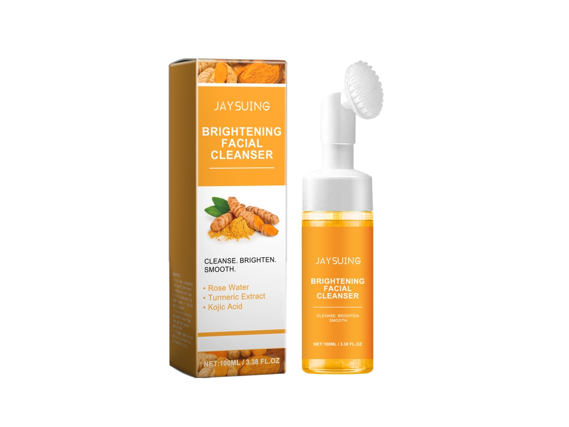 Gel facial de limpieza profunda con cacao y cúrcuma.