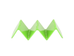 Soporte Para Tacos Estable Y Práctico, Fabricado En Abs, Apto Para Lavavajillas Y Microondas, Ideal Para Fiestas, Color Verde Claro.
