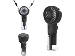 Ventilador De Mano Con Función De Niebla, Ventilador Recargable, 4 Velocidades De Viento, Enfriamiento Ajustable.