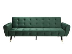 Sofá CONCEPT U Ontario Velvet Verde 3 Assentos