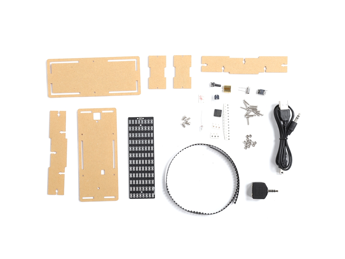 Kit Analizador De Espectro Musical Led Para Armar Con Microcontrolador De 5 V Y Larga Vida Útil.