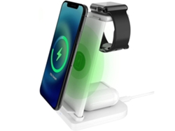 Estación De Carga Sin Hilos Fast Para Apple Yemaesre Blanco