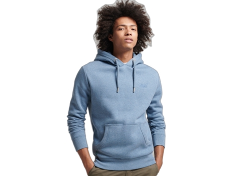Sweatshirt para Hombre SUPERDRY (S - Algodón - Azul)