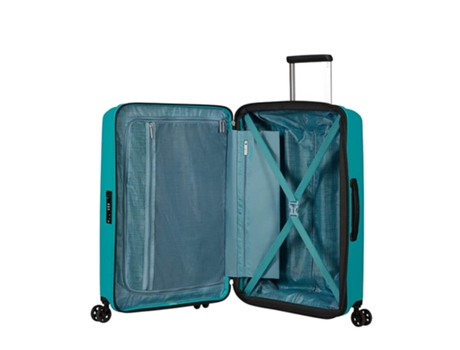American Tourister Case / Trolley Promedio De 67 Cm 4R Exp Aerostep Turquesa