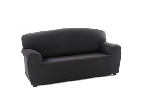 TIENDA EURASIA - Funda Sofa, Poliéster, Algodón y Elastano, Gris Oscuro, 2 Plazas