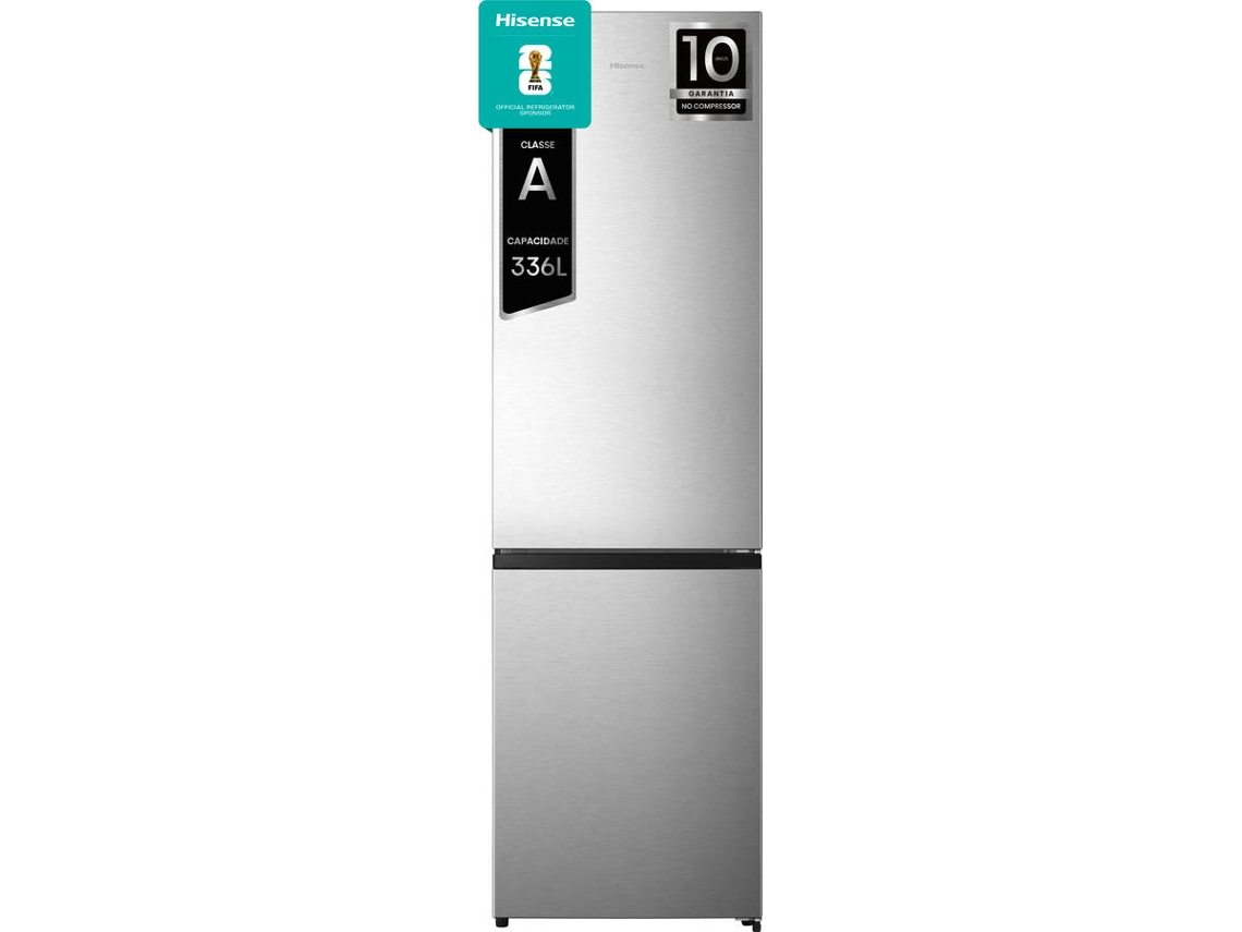 Frigorífico Combi HISENSE RB440N4ACA (No Frost - 201,7 cm - 336 L - Acero Inoxidable)