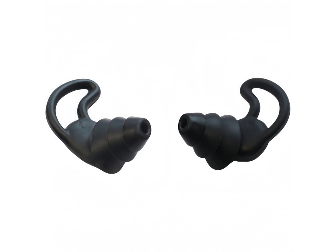 Tapones Para Nadar De Silicona Impermeables Anti-ruido, Para Natación Y Sueño - V-reel - Qt02 - Negro