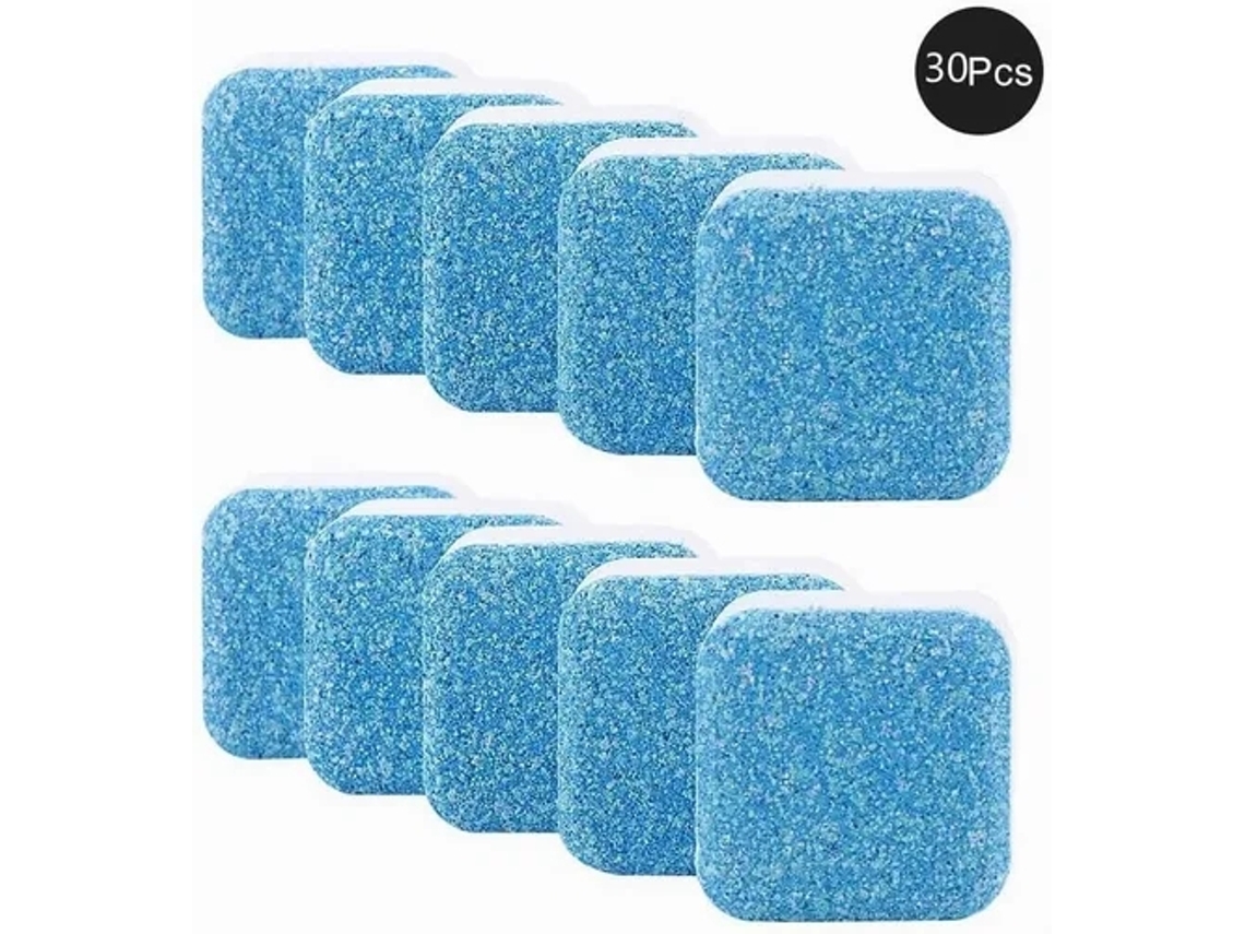 30 piezas Pastillas limpiadoras efervescentes para lavadora ZMDECQNA