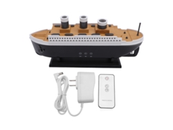 Difusor De Aromaterapia De 250 Ml Con Diseño De Barco Retro, Humidificador Con Mando A Distancia Para Dormitorio/oficina Y Enchufe Usb.