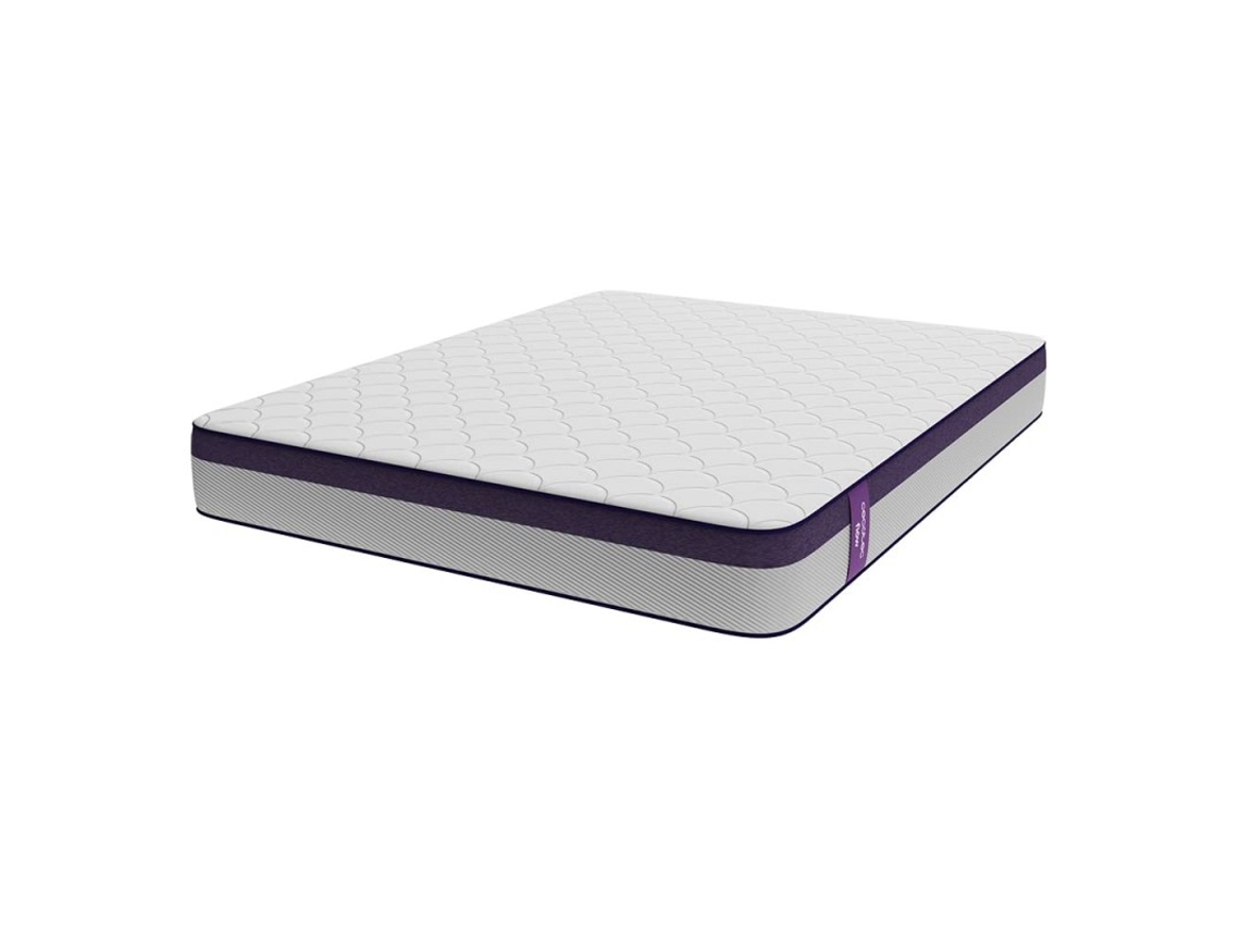 Colchón Viscoelástico ViscoSense Flow PureVital 3900 120x190 Multicapa Altura 25cm Firmeza Alta Núcleo FoamVital Doble Cara Dual System para Invierno y Verano CECOTEC
