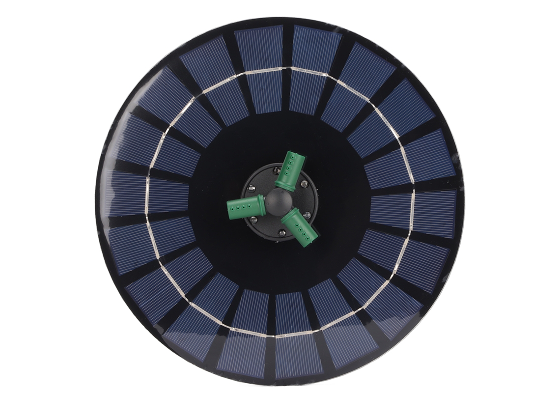 Bomba De Agua Solar Flotante Rgb Con Fuente Para Decoración De Jardín, Estanque Y Acuario.