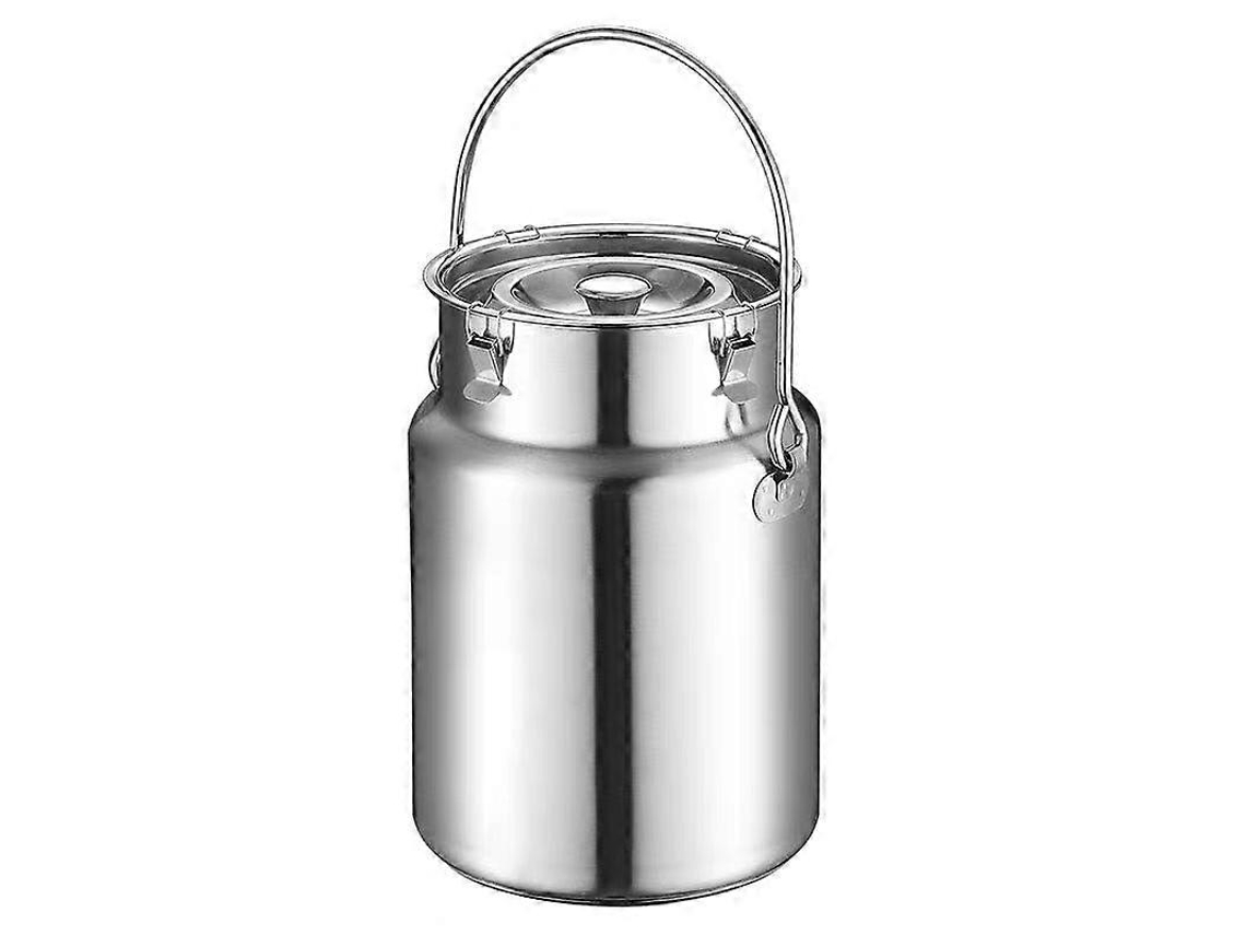 Jarra de leche de acero inoxidable de 5 litros con asa compatible con diseño sellado 304 Gpa Jortmrd