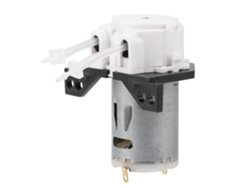 2026velora-Diy Bomba dosificadora peristáltica con cabezal de tubo para acuario, laboratorio y análisis químico, 12 V, blanca, 1*3