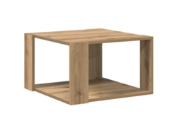 Mesa de centro de roble artesanal 51,5 x 51,5 x 30 cm MAISON EXCLUSIVE