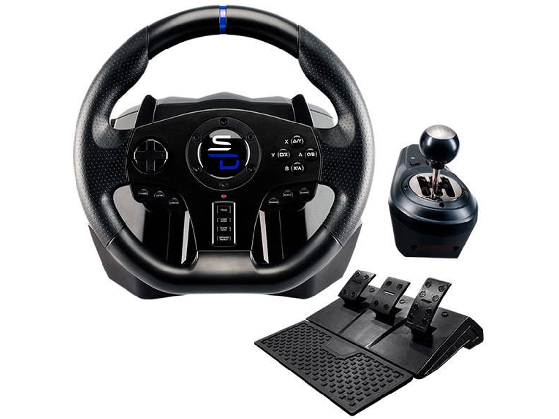 Volante + Pedales + Palanca de Cambios SUPERDRIVE GS 850-X (Multiplataforma - Negro)