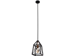 Lámpara de Techo FABRILAMP Pavel (Negro, Dorado - E27 - Máx. 60W - Metal)