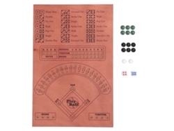 Juego De Mesa De Béisbol Con Dados Y Bolas De Cristal De Madera: Diversión Para Toda La Familia Y Fiestas.
