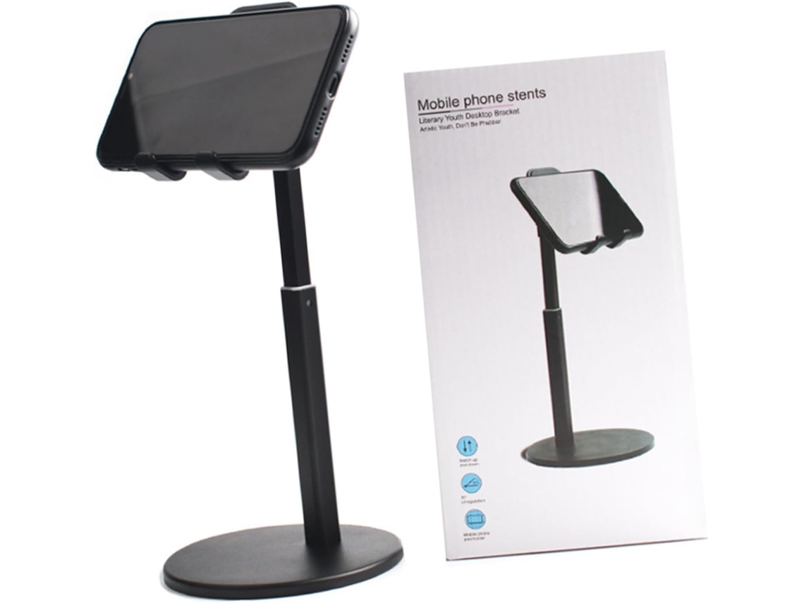 Soporte Telescópico De Escritorio Para Tabletas Y Teléfonos Inteligentes: Base Estable Y Robusta Para Teléfonos.