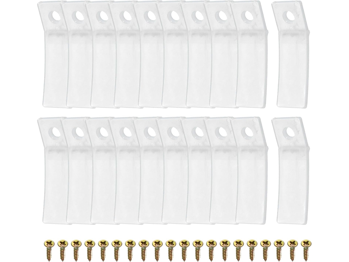 Cierres Plástico Topes Cajones, 20 Piezas, 8 (3,15") - Tornillos Reparación Parte Inferior Del Cajón
