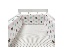 Protector De Cuna Chichonera Para Bebe, Barrera De Cama De Algodón Para Recien Nacidos, Coppo De Trenza, Cuna Para El Bebe