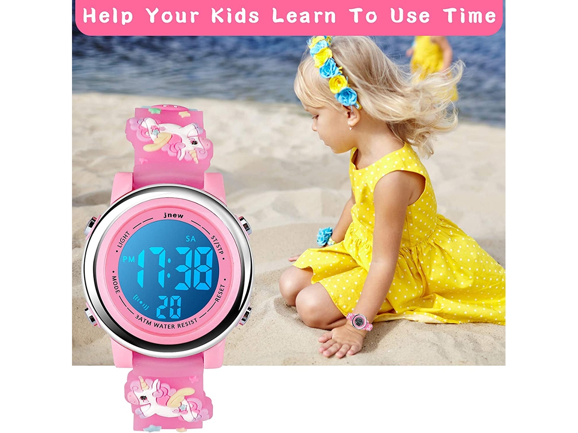 Reloj Infantil - Reloj Didáctico con Correa de Silicona