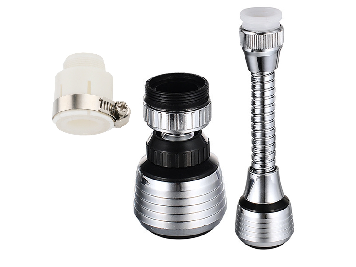 Aireador de grifo, adaptador giratorio de 360°, grifo ahorrador de agua para cocina RELAVAEV
