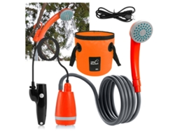 Kit De Ducha Portátil Para Acampada Al Aire Libre Con Caudal De Agua De 2,5-3,5 L/min Y Batería Usb.